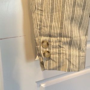 LOFT Jackets & Coats - Loft sz 6tall cotton striped jacket LOFT Jackets & Coats - Loft sz 6tall cotton striped jacket